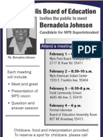 Meet and Greet Candidate Bernadeia Johnson