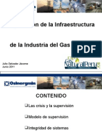 Supervisión de La Infraestructura Industria Del Gas Natura