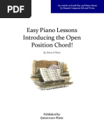 Download Easy Piano Lessons - Introducing the Open Position Chord by Edward Weiss SN25817176 doc pdf