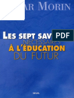 Edgar Morin -Les sept savoirs nécessaires à l’éducation du futur