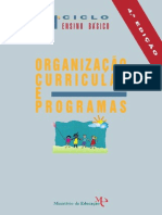 Orientações Curriculares 1º Ciclo