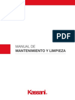 Manual Mantenimiento y Limpieza Productos Kassani