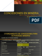 7. Concesiones en Minería