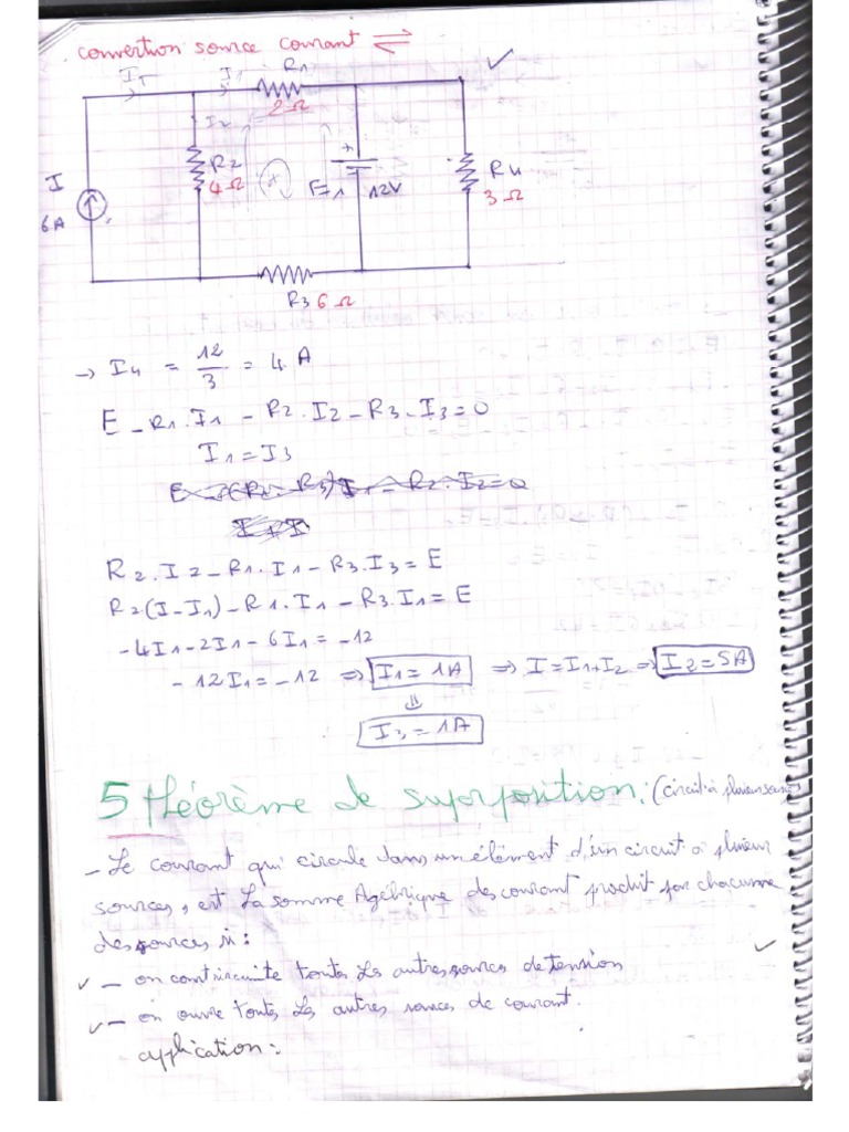 Theoreme de Superposition | PDF