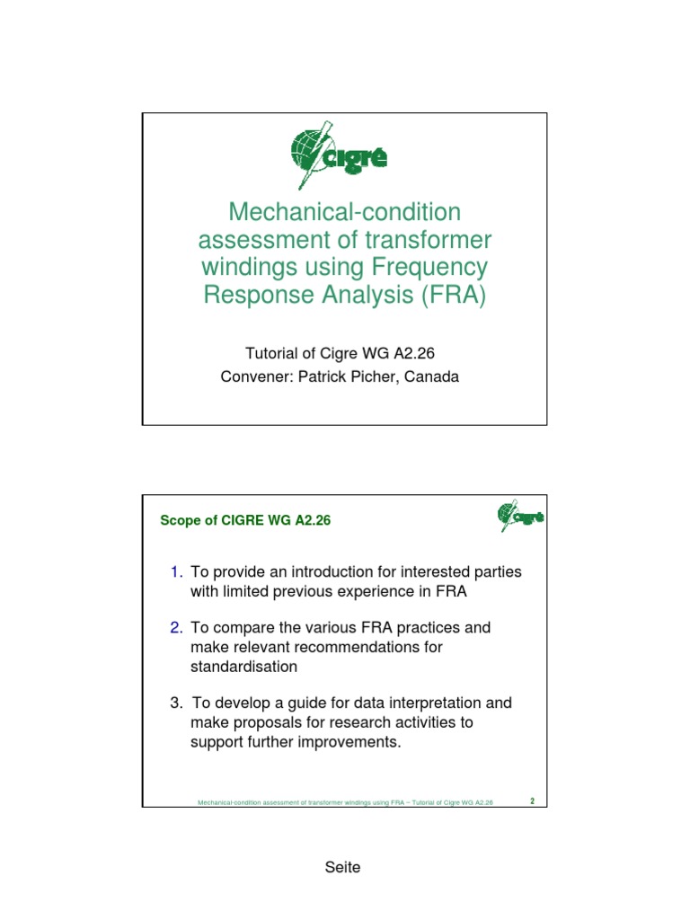 Transformer Winding FRA Assessment Guide | PDF | Technology & Engineering