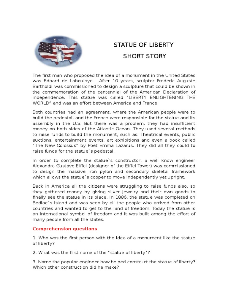 Statue of Liberty Short Story | PDF | Social Science | Travel