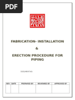 Download Piping Fabrication Procedure by Janardhan Surya SN258198534 doc pdf