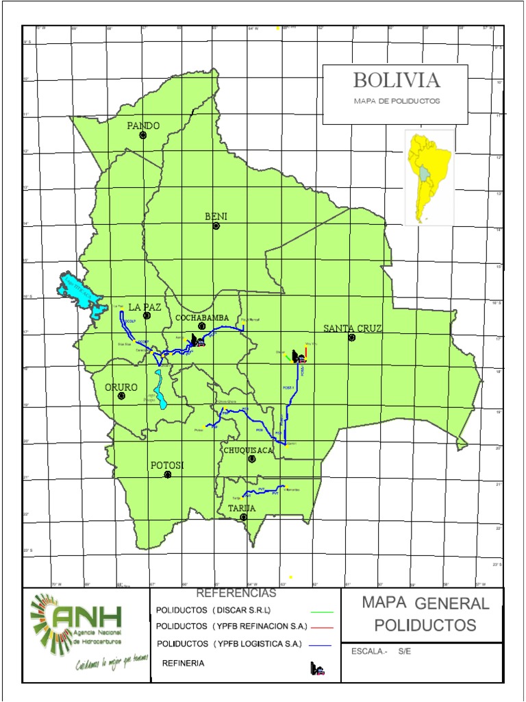 Mapa de Poliductos Bolivia | PDF