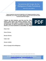 Ejercicios Halogenos Memoria Concentracion PDF