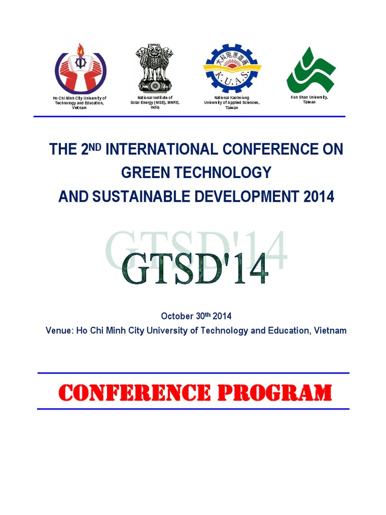 International Conference On Green Technology and Sustainable ...