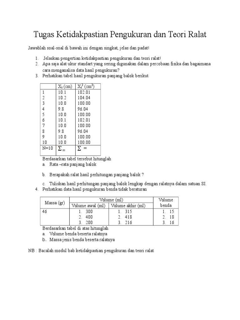 Teori Ralat Pdf - Renesme Cullin