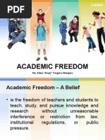 Academic Freedom