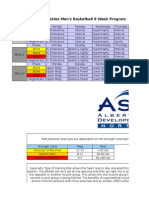 Huskies Men's Basketball 8 Week Program