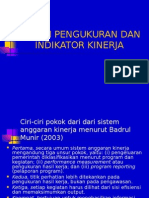 Sistem Pengukuran Dan Indikator Kinerja