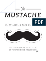 Mustache Print Able
