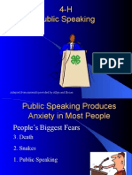 Tips for Public Speaking