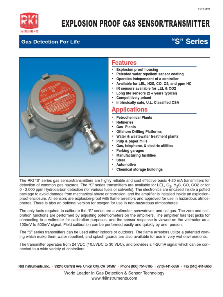 Gas Detector Manual Chemistry Technology