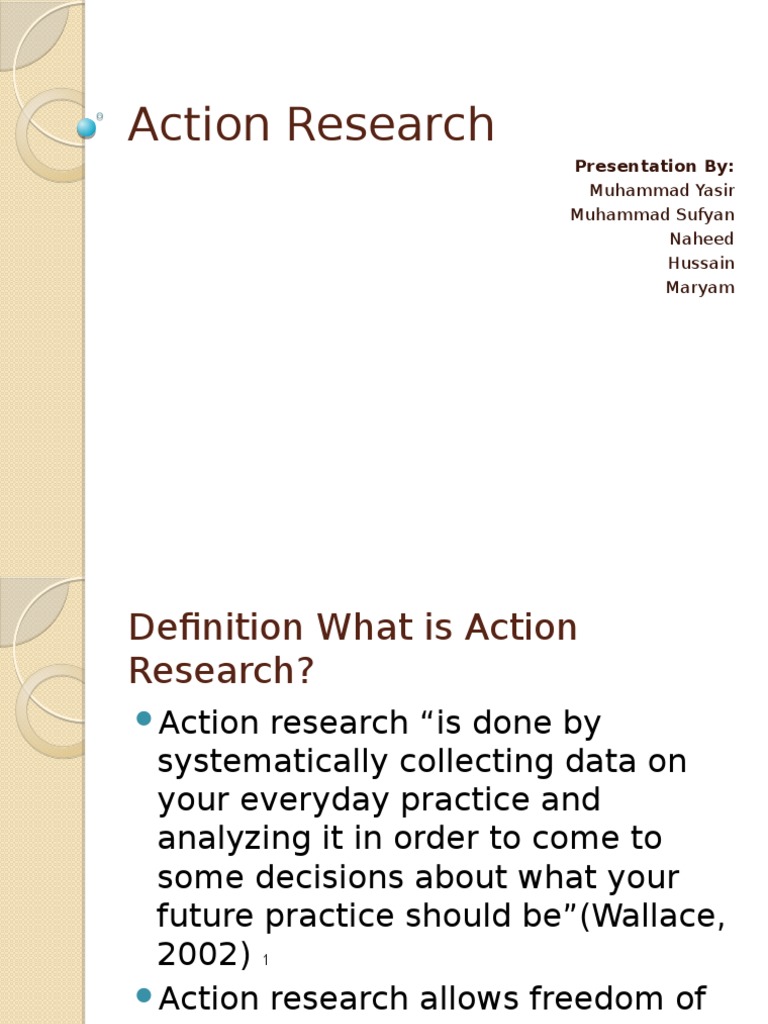 Action Research - Final Presentation | PDF | Action Research | World View