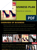 Business Plan: Presented By: Greeshma V