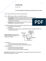 Nucleotides and Nucleic Acids: DNA, RNA Structure and Function