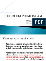 Teori Konsumsi Islam
