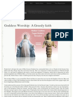 Goddess Worship Greedy Faith - Truth About the Catholic Mary
