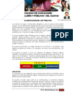 1.2 Clasificacion de Los Impuestos Boletin Tributario