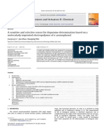 A Sensitive and Selective Sensor For Dopamine Determination Based On A Molecularly Imprinted Electropolymer of O-Aminophenol PDF