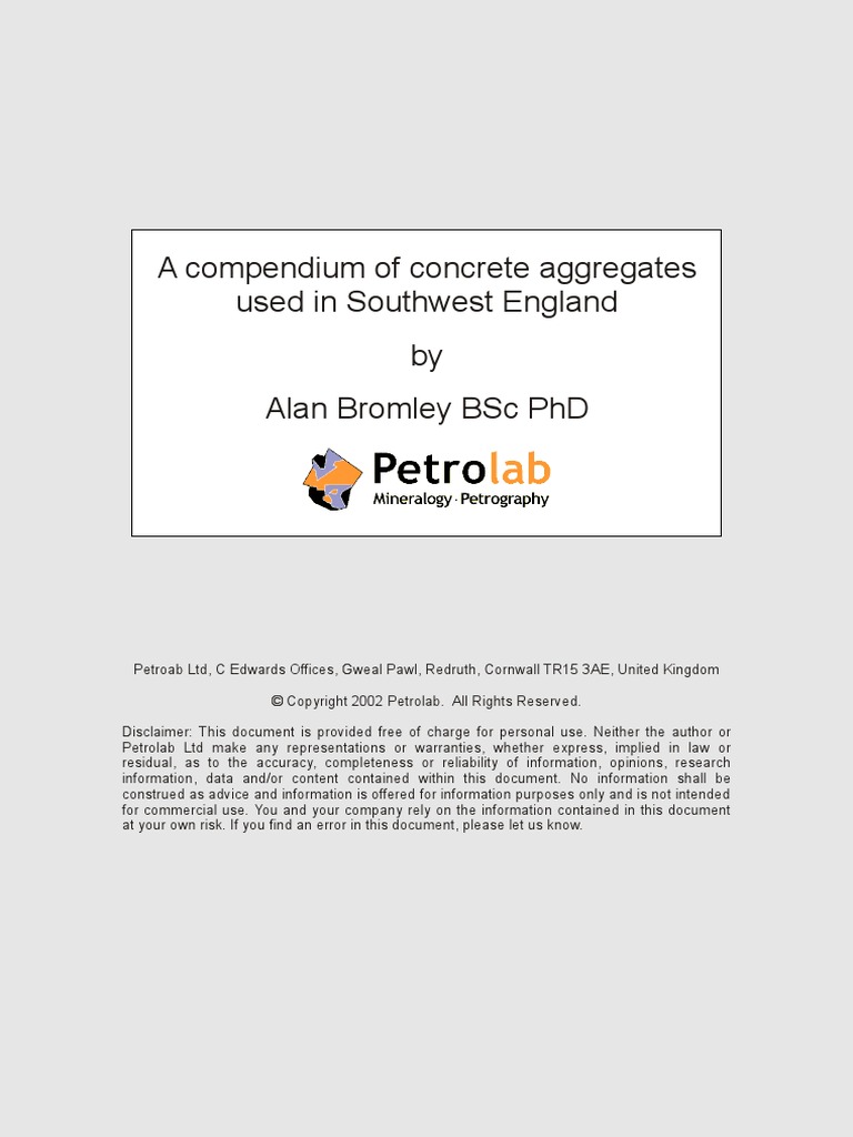 PDF) Sources of white and coloured aggregates in Great Britain