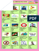 Modal Verbs Multiple Choice