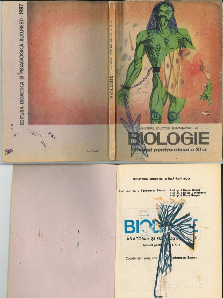 Manual Biologie Xi 1987