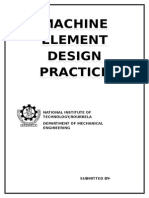 Machine Element Design Practice
