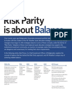 Risk Parity Is About Balance