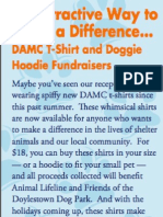 DAMC Fundraising Flyer