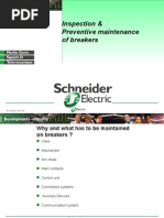 Inspection Preventive Maintenance of Breakers