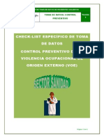 Check List Preventivo Especifico Sanidad PDF