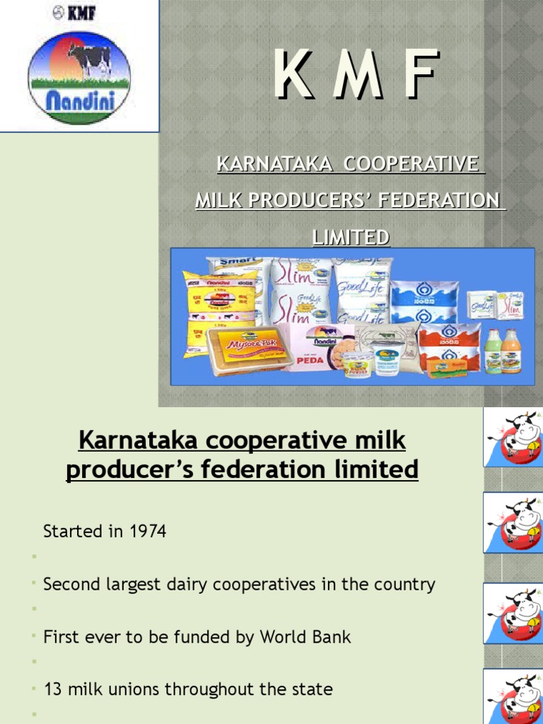 KMF: Karnataka's Dairy Cooperative Overview | PDF | Dairy | Milk