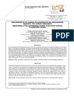 Aplicabilidad de Los Modelos de Periodizacion Del Entrenamiento