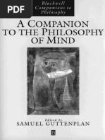 Download BLACKWELL - Companion of the Philosophy of Mind by YohanAime SN258265525 doc pdf