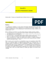 Fiche6 Corrélation Et Regression Linéaire