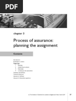 Process of Assurance: Planning The Assignment