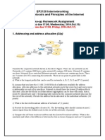 Corporate Network Addressing and Routing Homework