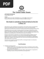 Download Udall-Vitter Fact Sheet on Frank R Lautenberg Chemical Safety for the 21st Century Act by Tom Udall SN258282642 doc pdf