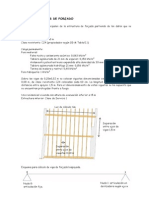 Ejemplo de Cálculo de Vigas de Madera en Forjado