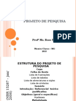 Etapas Projeto de Pesquisa