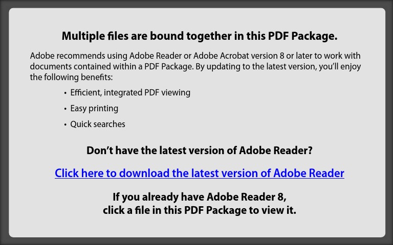 Multiple Files Are Bound Together in This PDF Package.: Click Here To ...