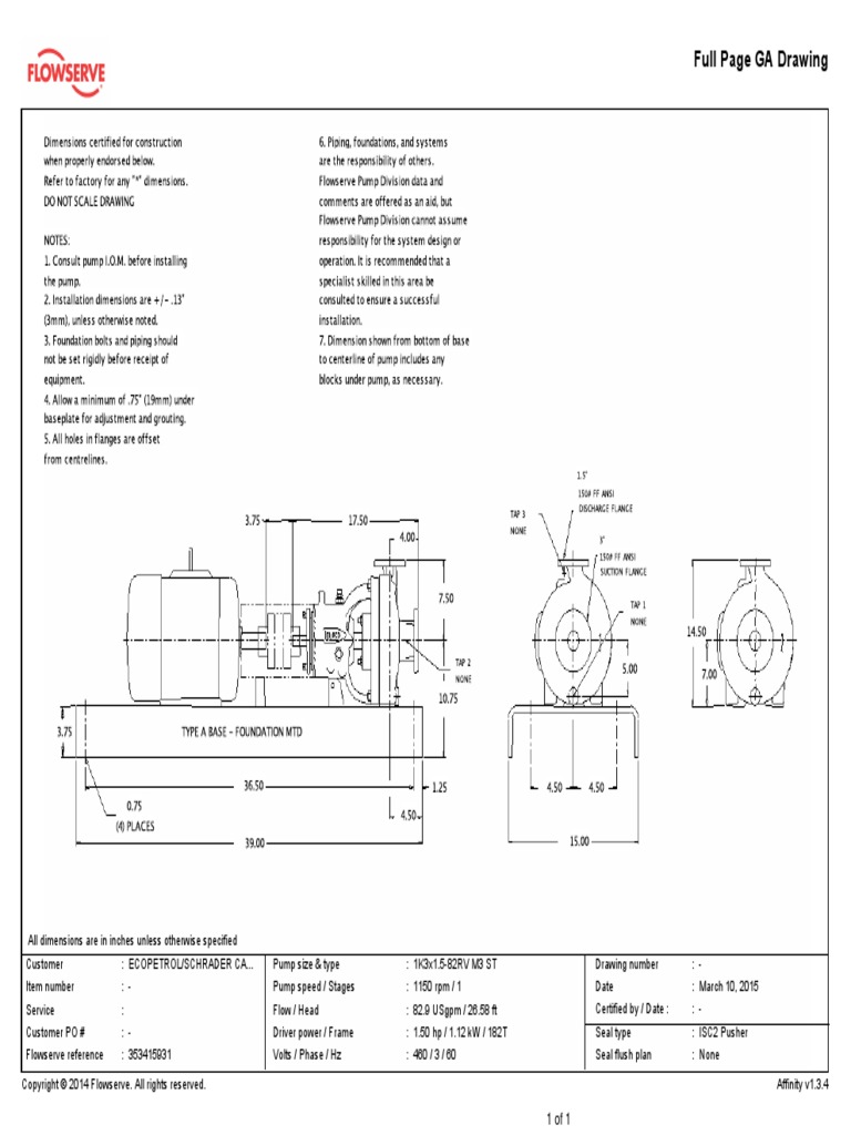 Full Page GA Drawing | PDF