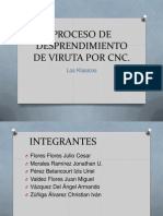  Proceso de Desprendimiento de Viruta Por Cnc