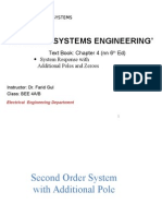 Systems Response With Additional Poles and Zeroes