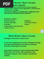 MCS Basic Concepts